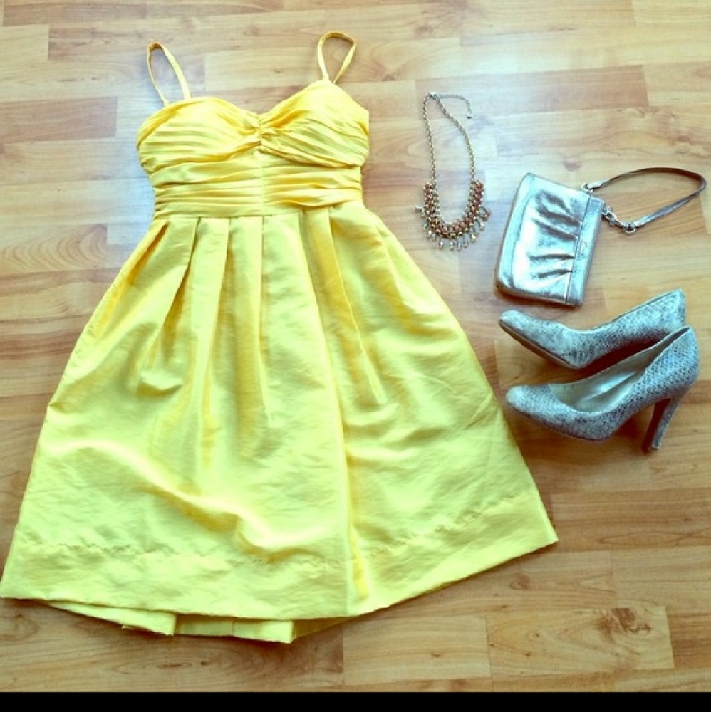 YELLOW PARTY DRESS